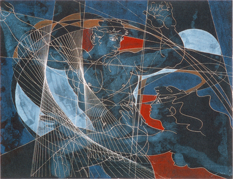 Hans Erni Pesanteur surmontée 1995